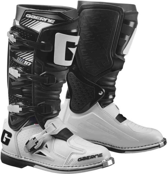 Cizme Moto MX SG10 Black White