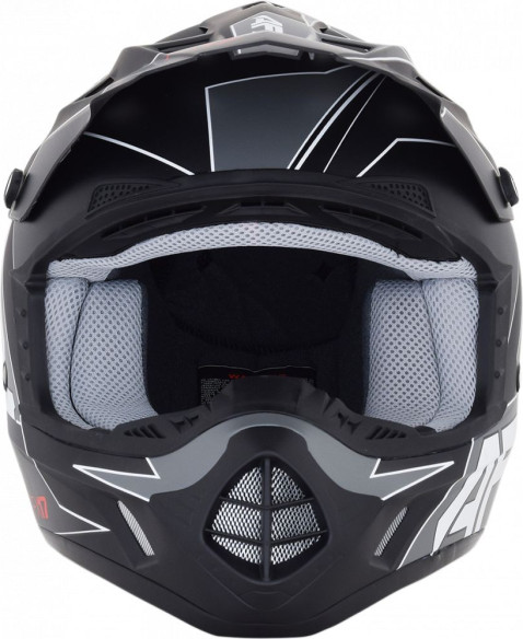 Casca Enduro FX-17 Matte Black White