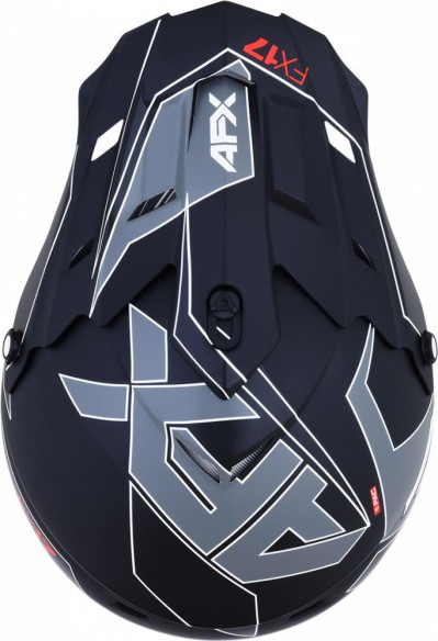Casca Enduro FX-17 Matte Black White