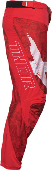 Pantaloni Enduro Pulse Hazard Red White