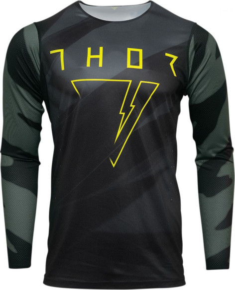 Tricou Moto MX Prime Pro Cast Green Black