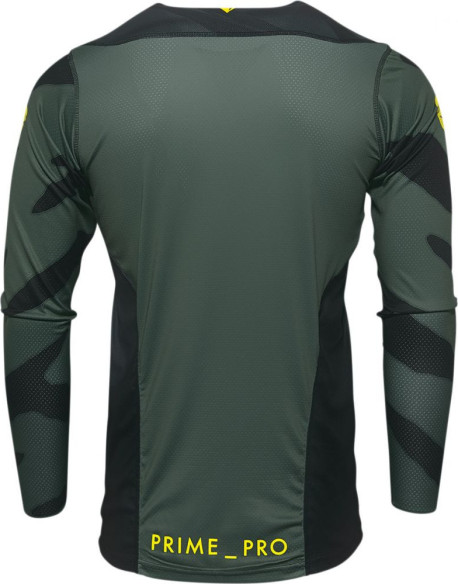 Tricou Moto MX Prime Pro Cast Green Black