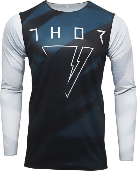 Tricou Moto MX Prime Pro Cast White Midnight