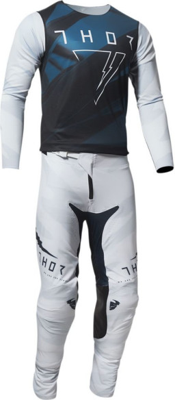 Tricou Moto MX Prime Pro Cast White Midnight