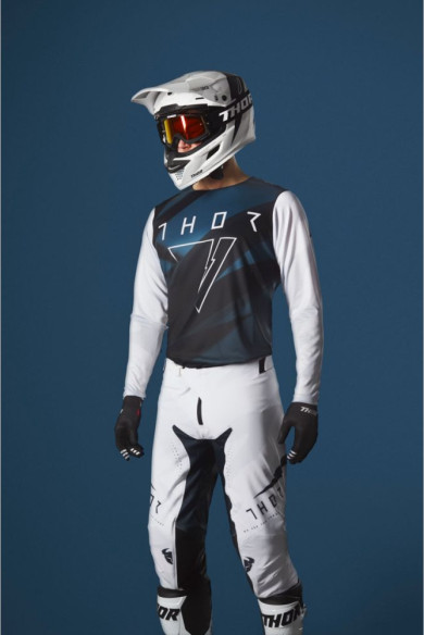 Tricou Moto MX Prime Pro Cast White Midnight