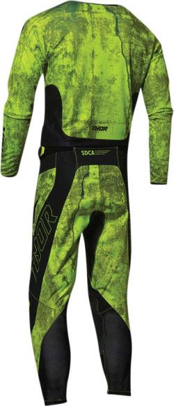Tricou Moto MX Pulse Hazard Acid Black