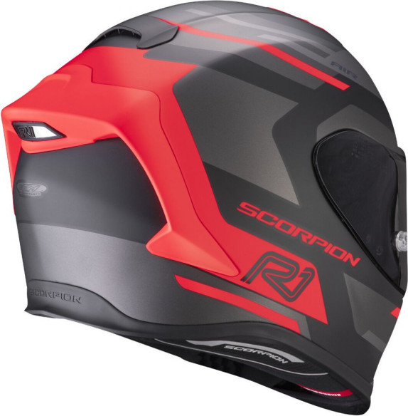 Casca Moto Full-Face Exo R1 Air Orbis Matt Black Red 2021