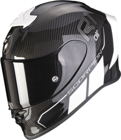 Casca Moto Full-Face Exo R1 Carbon Air Corpus II Black White