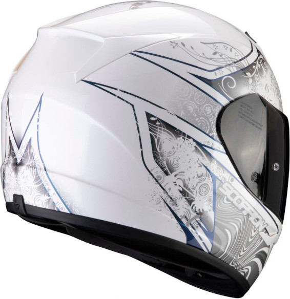 Casca Moto Full-Face Exo 390 Clara White Silver
