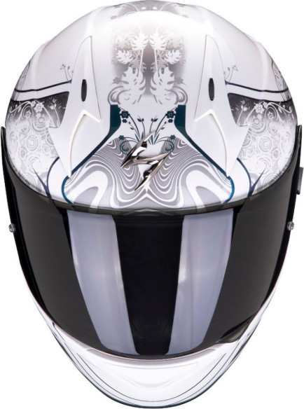 Casca Moto Full-Face Exo 390 Clara White Silver