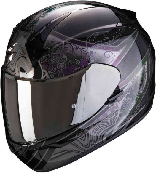 Casca Moto Full-Face Exo 390 Clara Black Silver