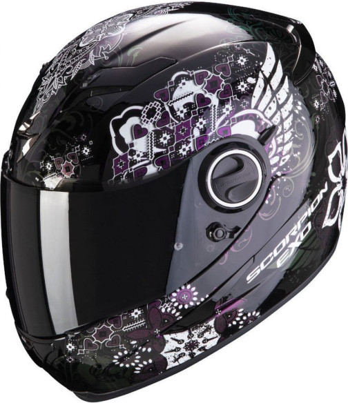 Casca Moto Full-Face Exo 490 Divina Black Chameleon