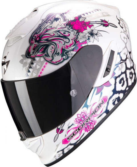 Casca Moto Full-Face Exo 1400 Air Toa White Pink