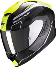 Casca Moto Full-Face Exo 1400 Carbon Air Beaux White Neon Yellow