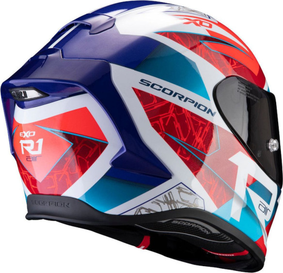 Casca Moto Full-Face Exo R1 Air Infini White Red Blue