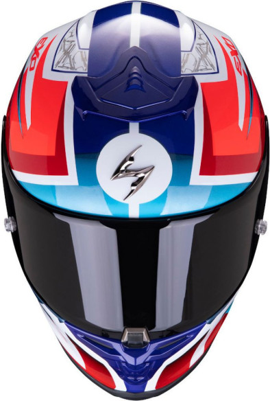 Casca Moto Full-Face Exo R1 Air Infini White Red Blue