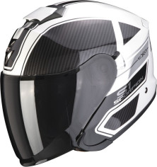 Casca Moto Open Face Jet Exo-S1 Cross-Ville White Black Silver 2021