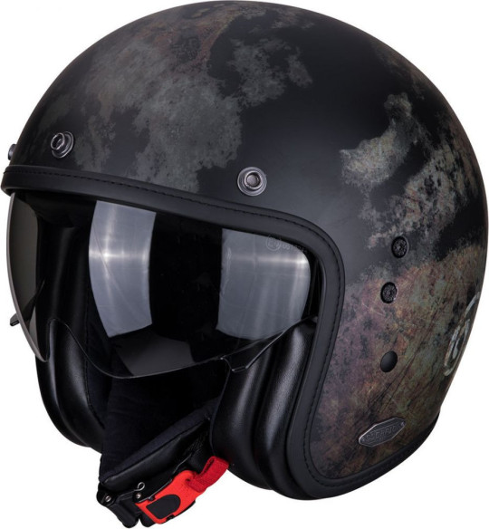 Casca Moto Open Face Jet Belfast Tempus Black