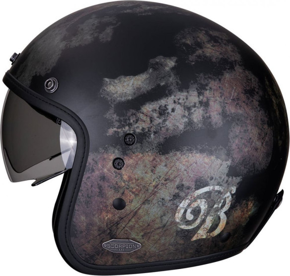 Casca Moto Open Face Jet Belfast Tempus Black