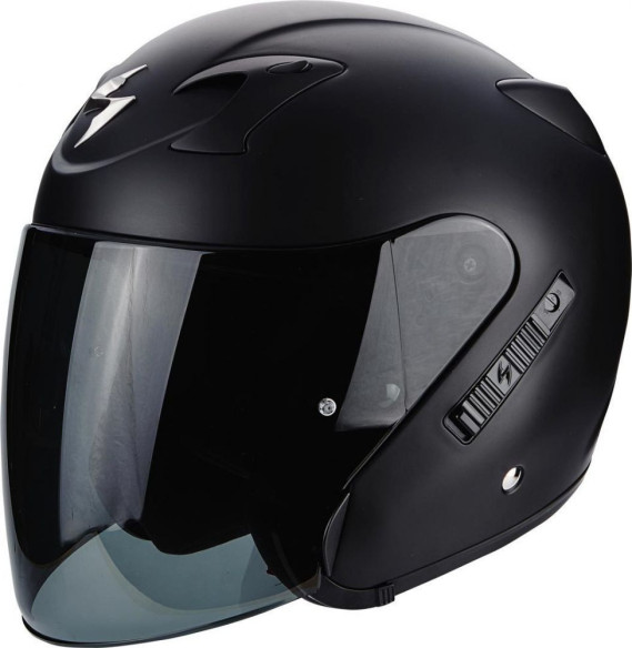Casca Moto Open Face Jet Exo 220 Solid Matt Black