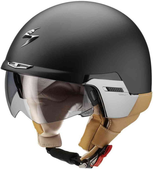 Casca Moto Open Face Jet Exo 100 Padova II Matt Black