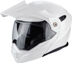 Casca Moto Touring Adventure ADX-1 Solid Pearl White