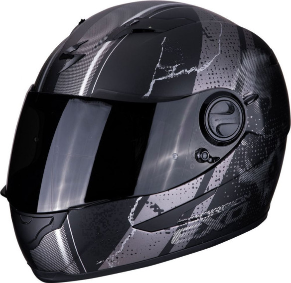 Casca Moto Full-Face Exo 490 Dar Black Matt Silver