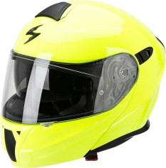 Casca Moto Flip-Up Exo 920 Solid Yellow Fluo