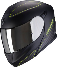 Casca Moto Flip-up Exo 920 FLUX Black Matte Hi Viz Yellow