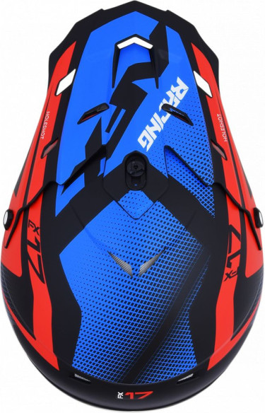 Casca Enduro FX-17 Holeshot Offroad Matte Red White Blue