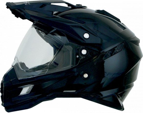 Casca Moto Dual Sport FX-41DS Adventure Gloss Black