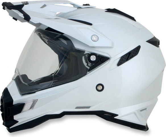 Casca Moto Dual Sport FX-41DS Adventure Pearl White