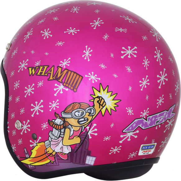 Casca Moto Jet Open Face Copii FX-142y Rocket Girl 2021