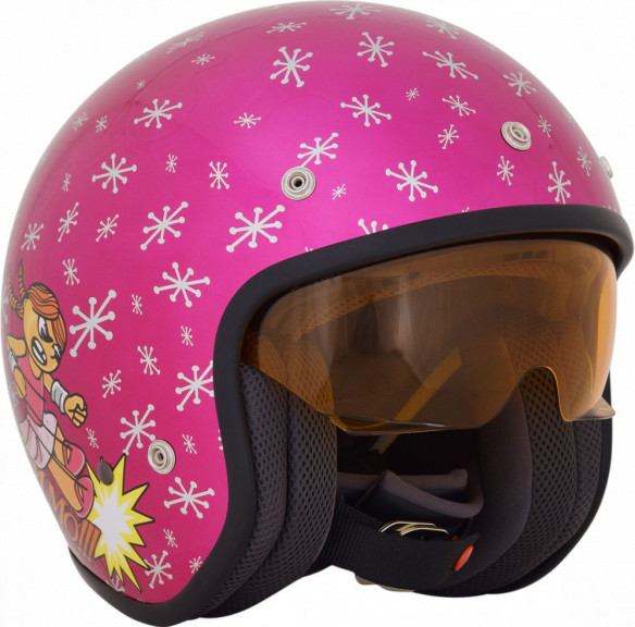 Casca Moto Jet Open Face Copii FX-142y Rocket Girl 2021