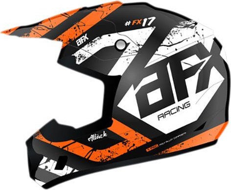 Casca Enduro Copii FX17ye Attack Matte Orange 2021