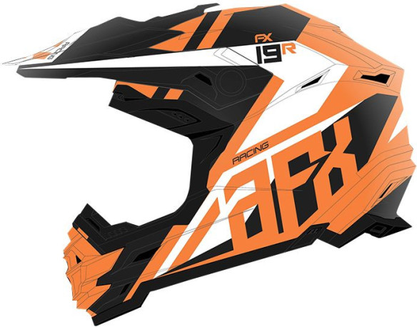 Casca Enduro FX-19R Matte Neon Orange