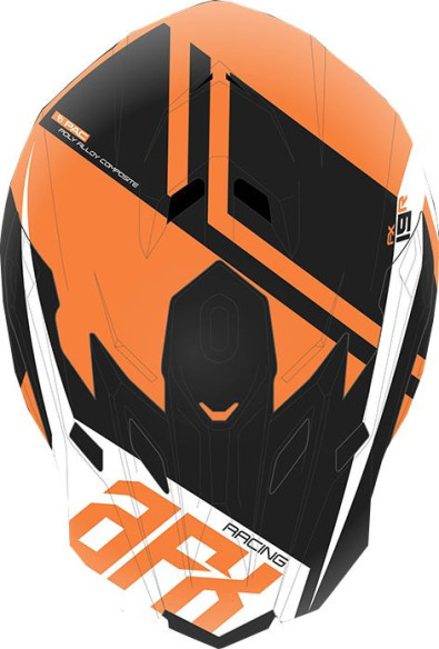 Casca Enduro FX-19R Matte Neon Orange
