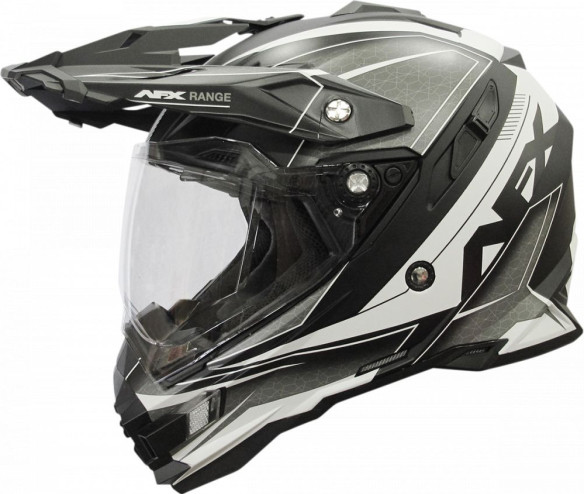 Casca Moto Dual Sport FX-41 Range Matte Black