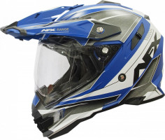 Casca Moto Dual Sport FX-41 Range Matte Blue 2021