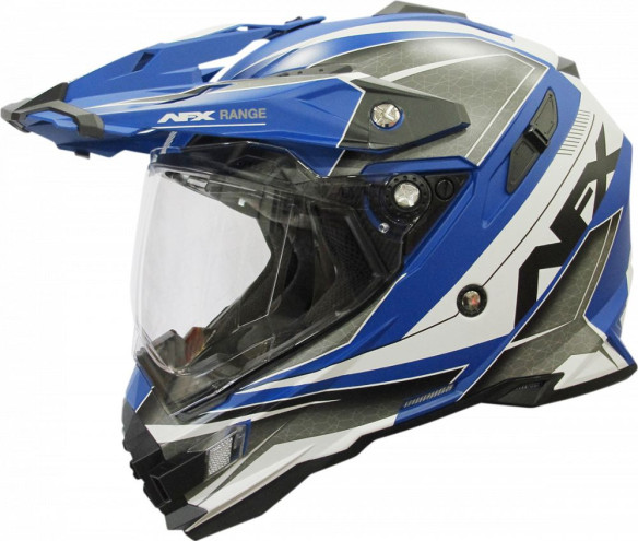 Casca Moto Dual Sport FX-41 Range Matte Blue 2021