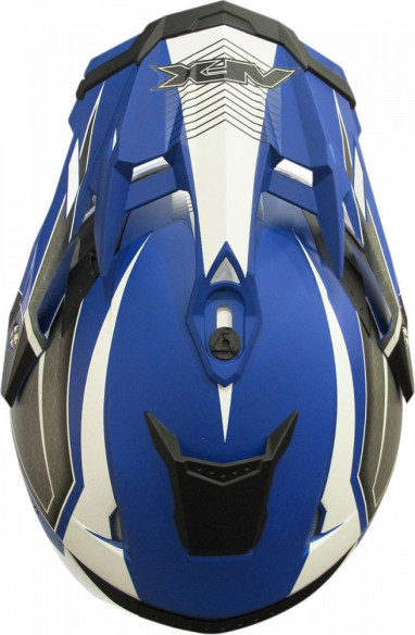 Casca Moto Dual Sport FX-41 Range Matte Blue 2021
