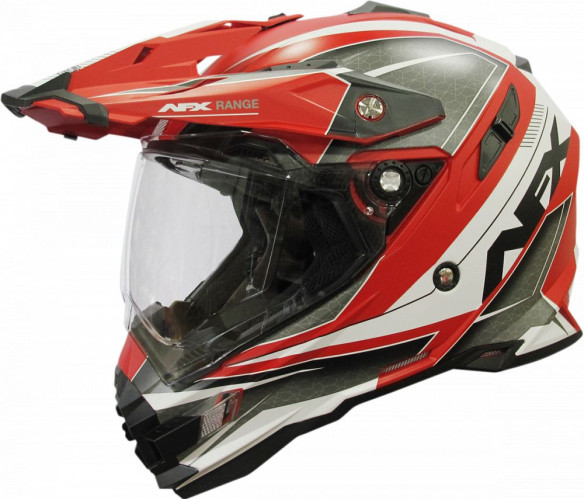 Casca Moto Dual Sport FX-41 Range Matte Red 2021