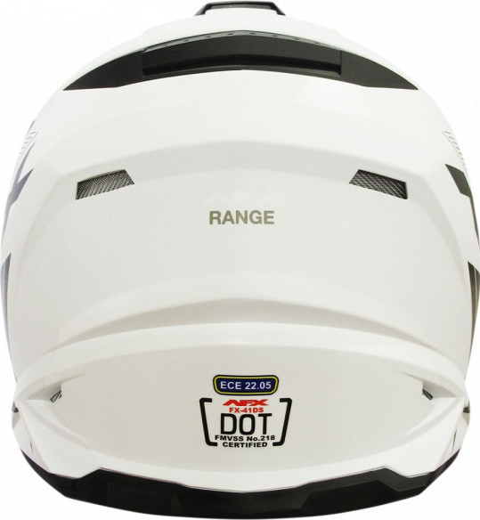 Casca Moto Dual Sport FX-41 Range Matte White