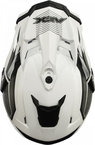 Casca Moto Dual Sport FX-41 Range Matte White