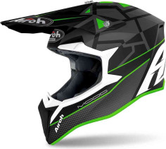 Casca Moto Enduro WRAAP MOOD Green Matt