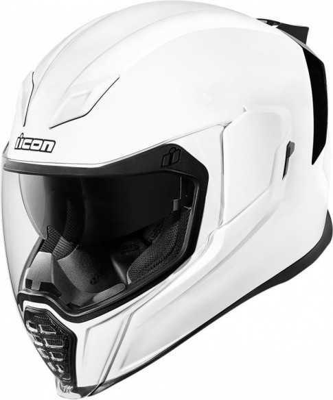 Casca Moto Full-Face Airflite Gloss Solid White