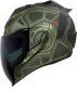 Casca Moto Full-Face Airflite Blckchain Green