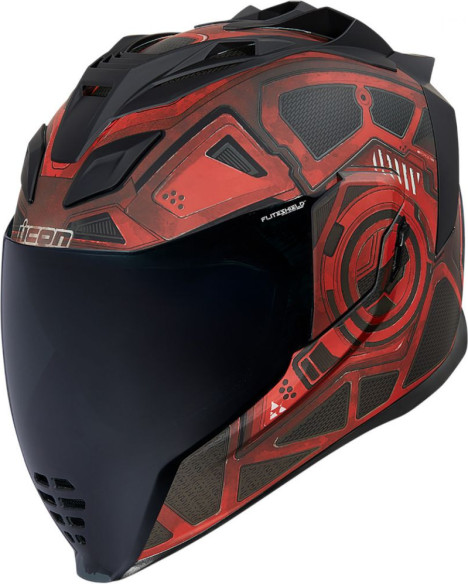 Casca Moto Full-Face Airflite Blckchain Red