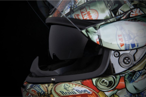 Casca Moto Full-Face Airform Buckfever White