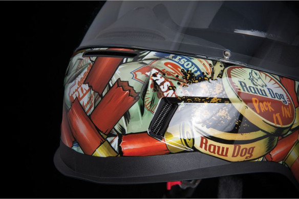 Casca Moto Full-Face Airform Buckfever White